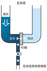 反渗透系统原理图